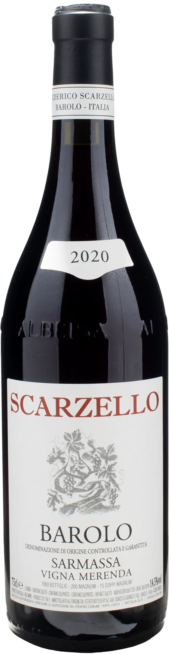 Barolo Sarmassa Vigna Merenda 2020